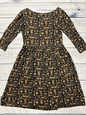 Kate Quinn Women’s Patch Pocket Beluga Insects Dress Size L